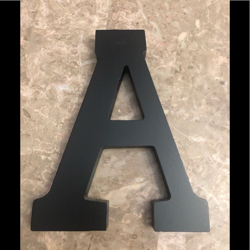🔥🔥 3/$20 Black Wood Letter “A”